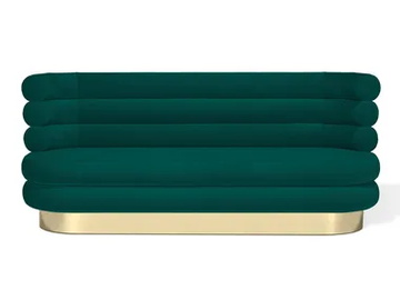 MARSHMALLOW - 3 seater velvet sofa by ROYAL STRANGER - view 2
